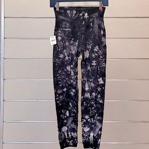 Free People Good Karma Tie Dye Legging - Black - M/L - NWT